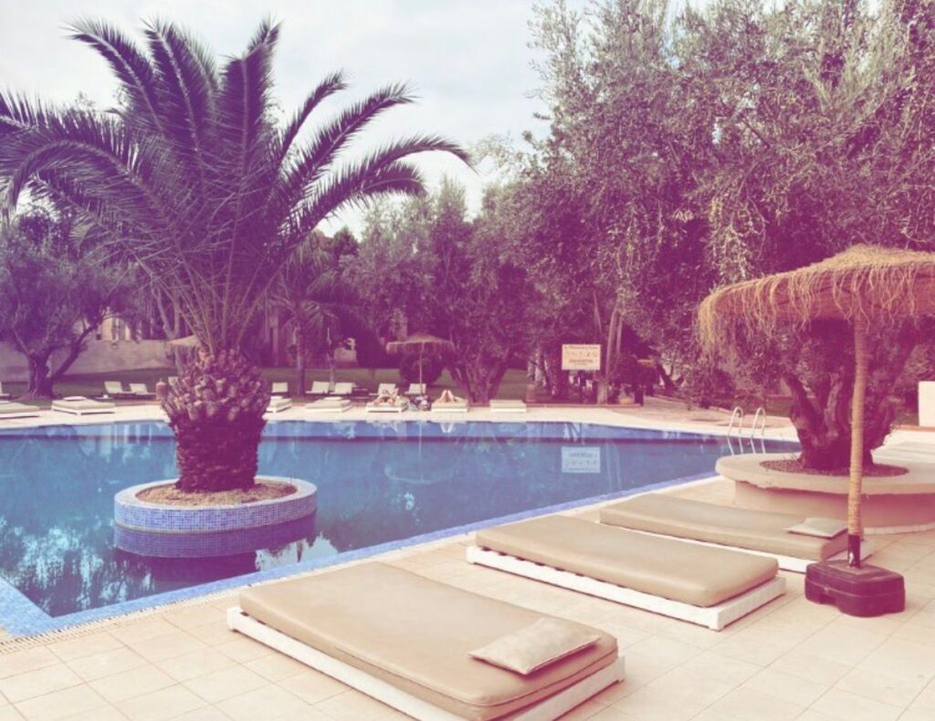 Piscine du riad